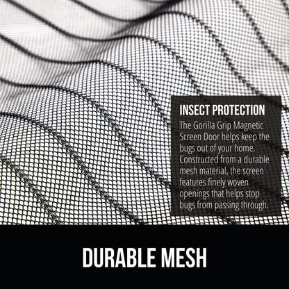 Mesh Magnetic Mosquito Screen Door Net Curtain