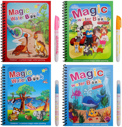 Reusable Kids Magic Book (Pack 4)