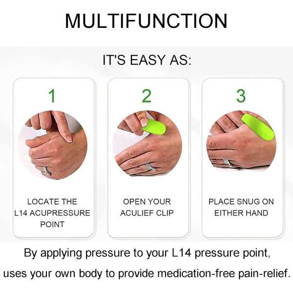 Sugar Control LI4 Acupressure Point Clip